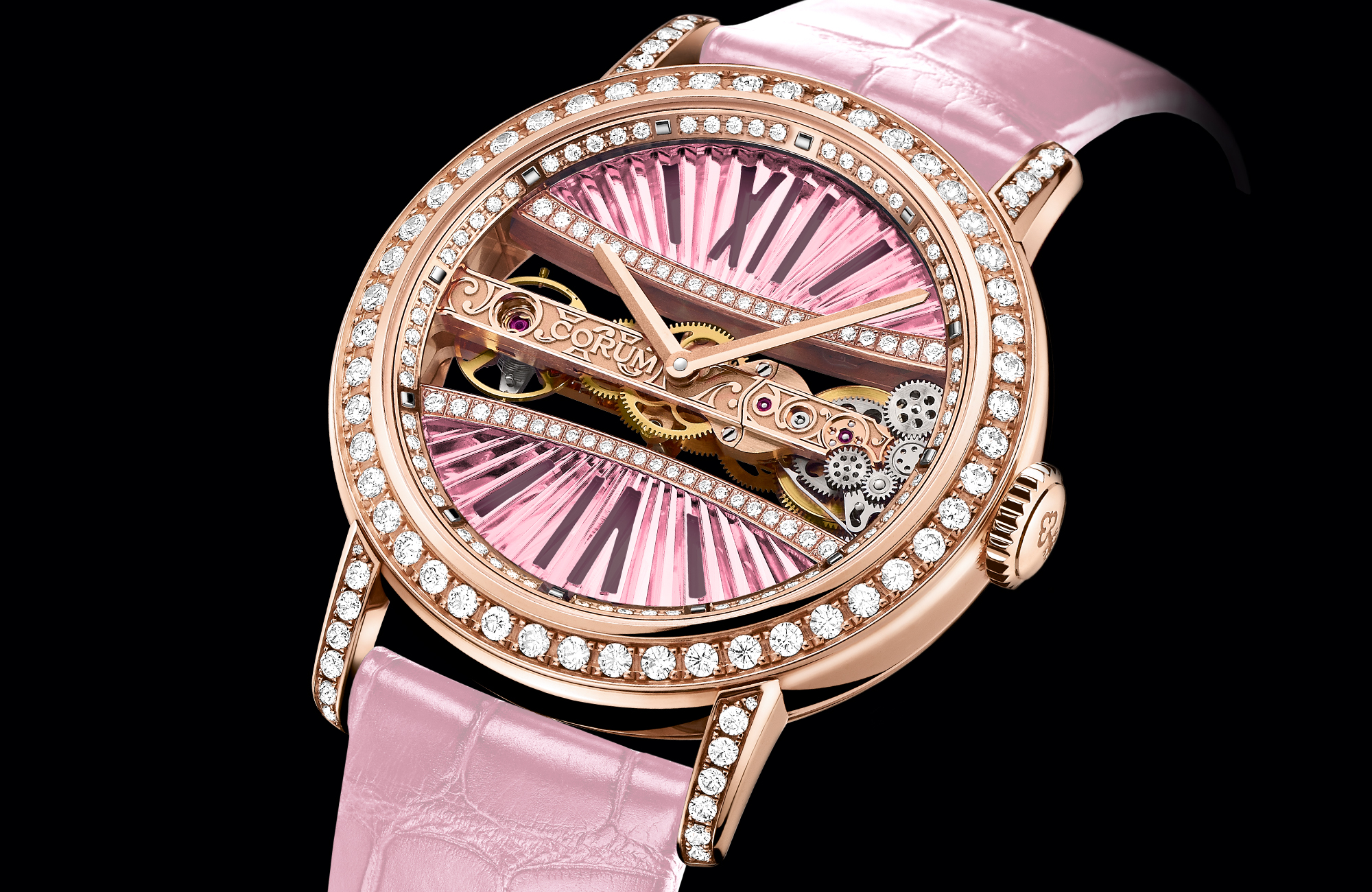 Golden Bridge 39 Rose Gold Diamonds Watch B113 03200 by CORUM CORUM Suisse